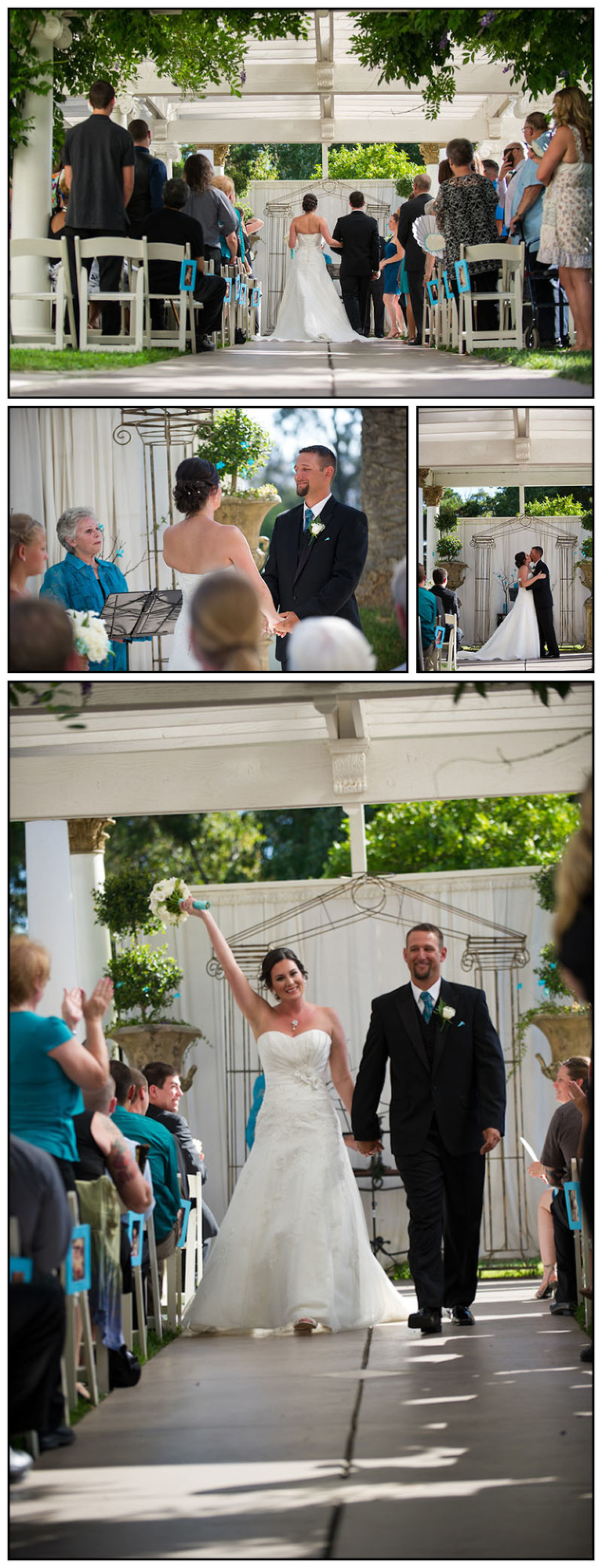 Brianna's Ceremony Photos at The Jefferson Street Mansion in Benicia