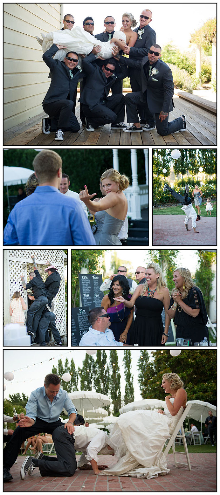 Danielle and Chris' wedding reception at the Garden Valley Inn in Petaluma