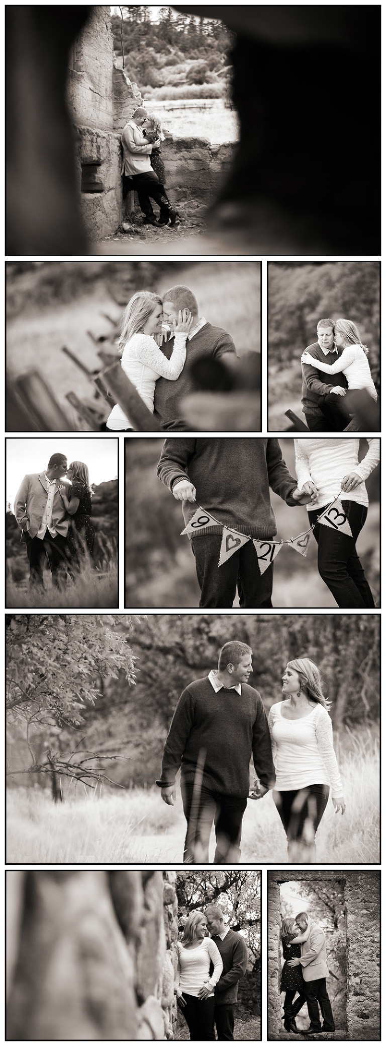 Engagement photos in Castlewood Canyon State Park 2