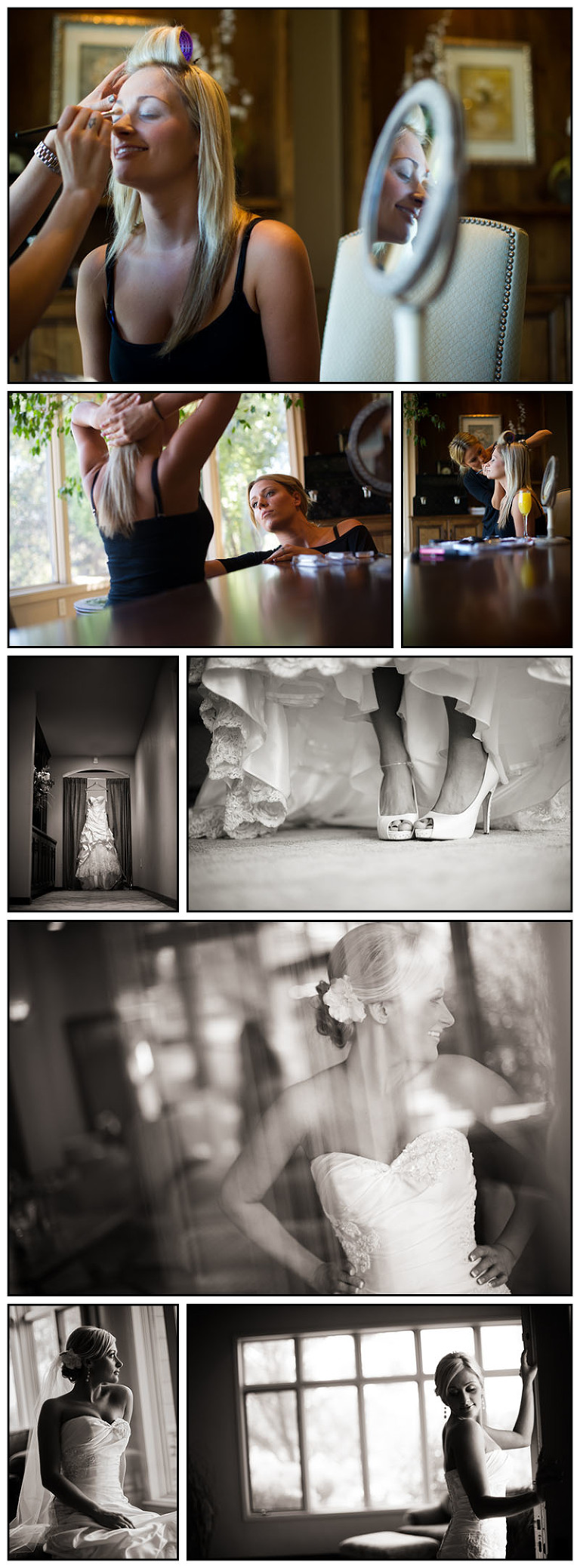 Photos of Bride Getting Ready at Catta Verdera Country Club in Lincoln