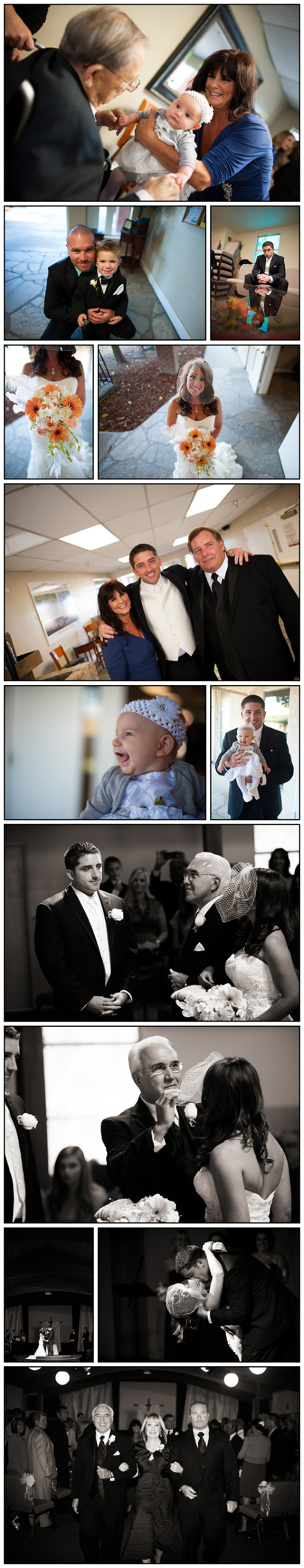 Wedding Ceremony before the reception at Crow Canyon Country Club in Danville