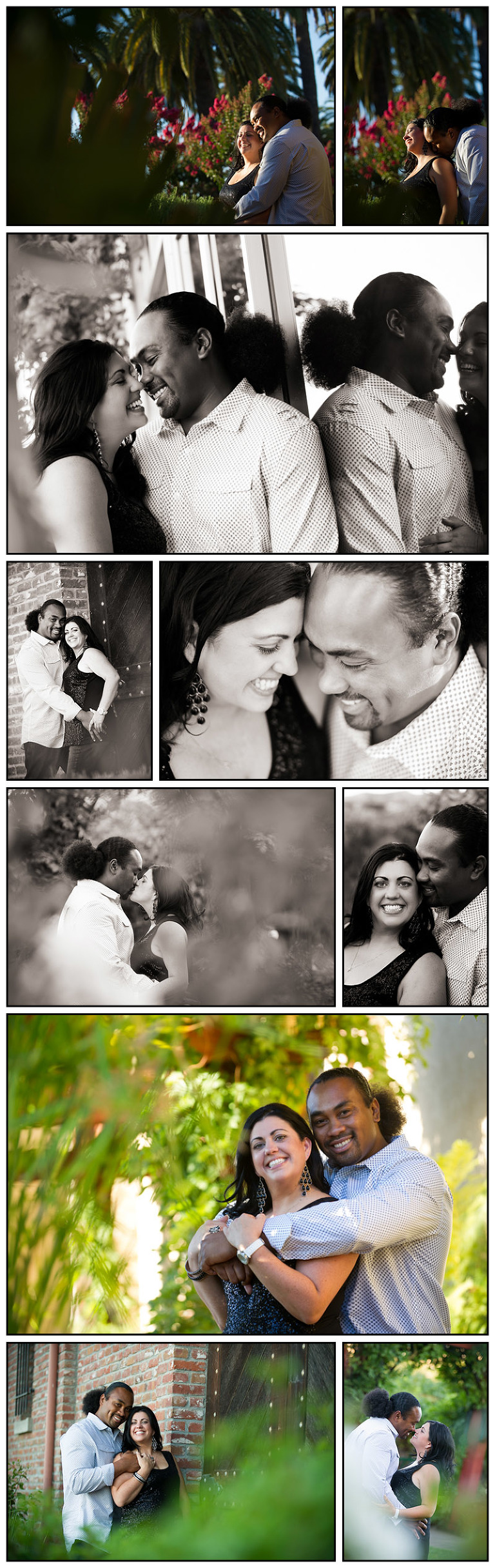 Mitchell Katz Winery engagement photo shoot in Pleasanton with Andre and Sara