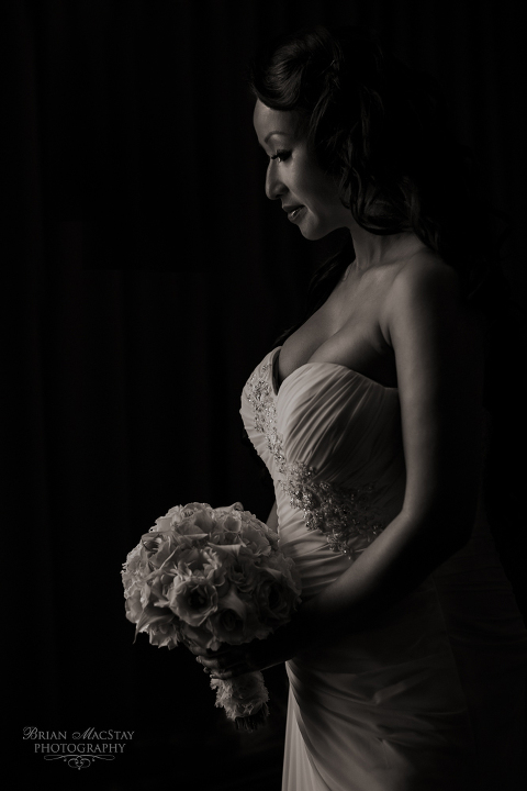 Photo of the bride at a Wedding at San Jose Hilton