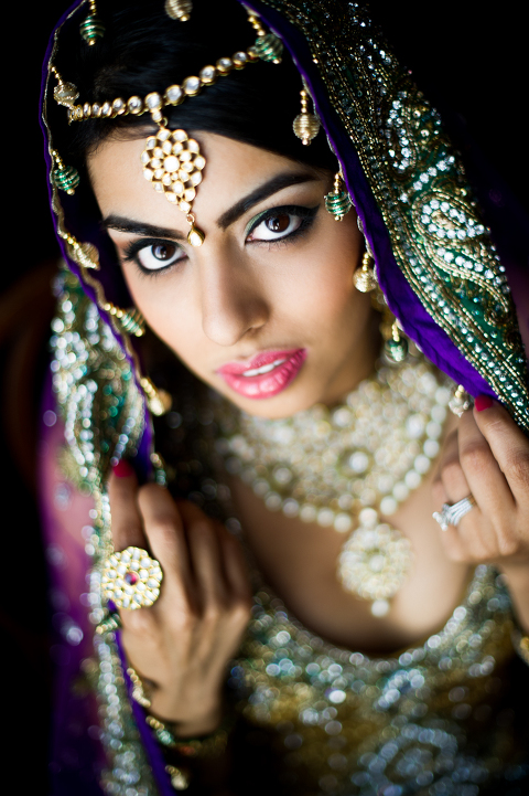 Indian Wedding Themed Styled Shoot at the Julia Morgan Ballroom in San Francisco - Bride