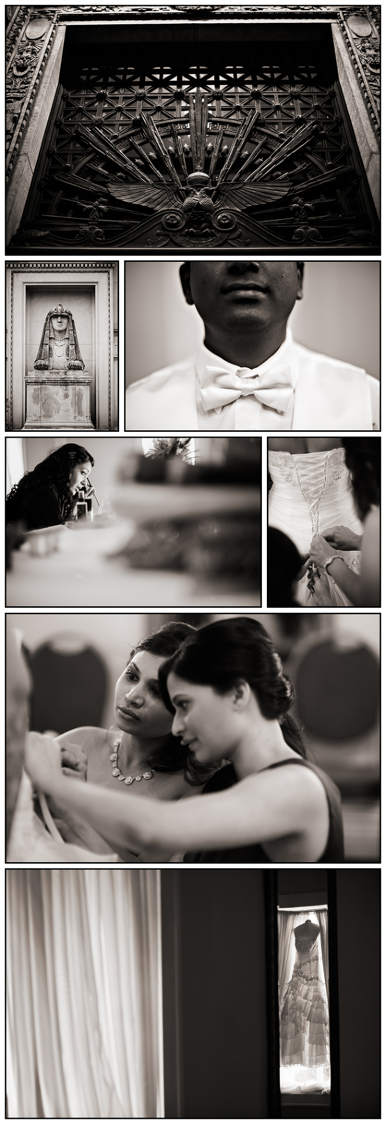 Getting Ready at The Corinthian Grand Ball Room in San Jose