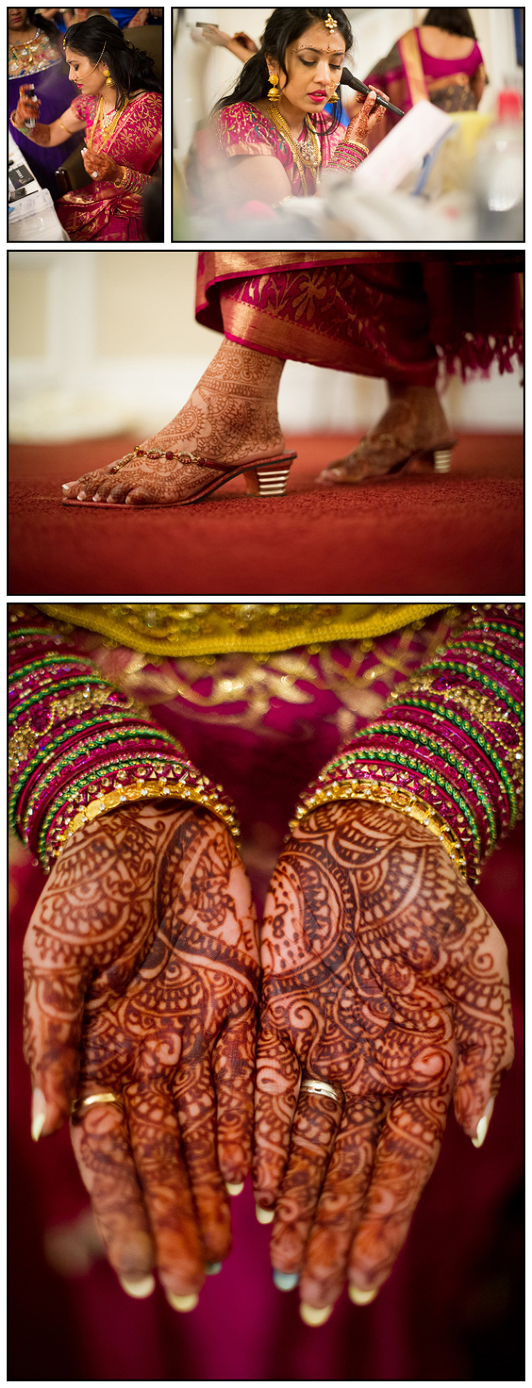 Getting Ready at The Corinthian Grand Ball Room in San Jose - Indian  2