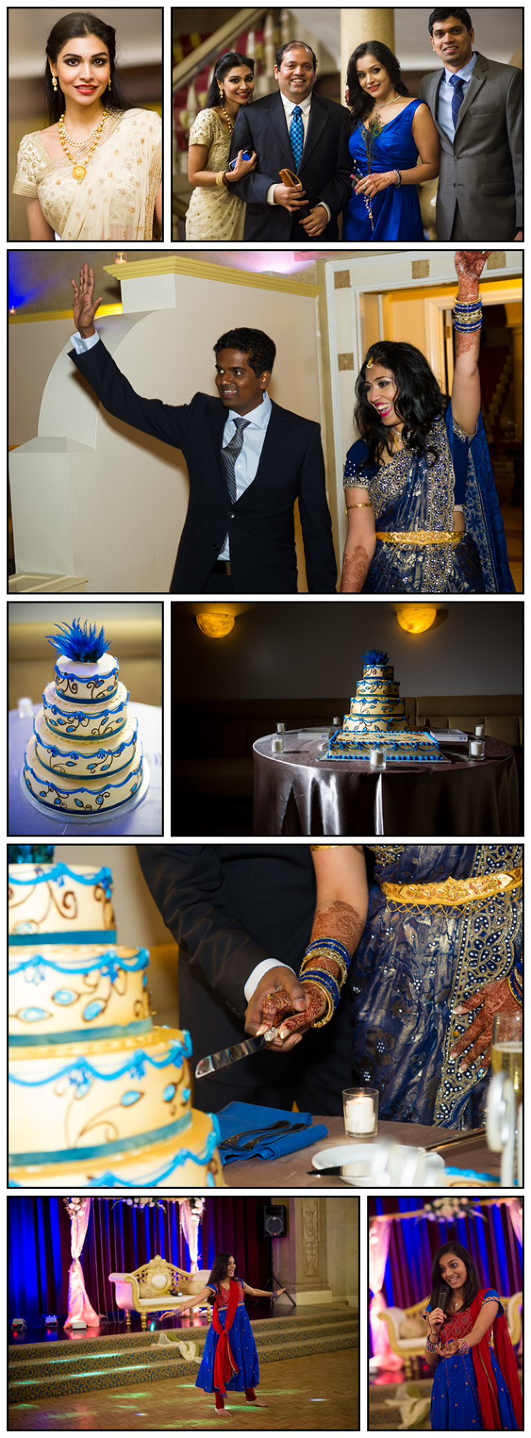 Indian Wedding Reception at the Corinthian Grand Ball Room in San Jose