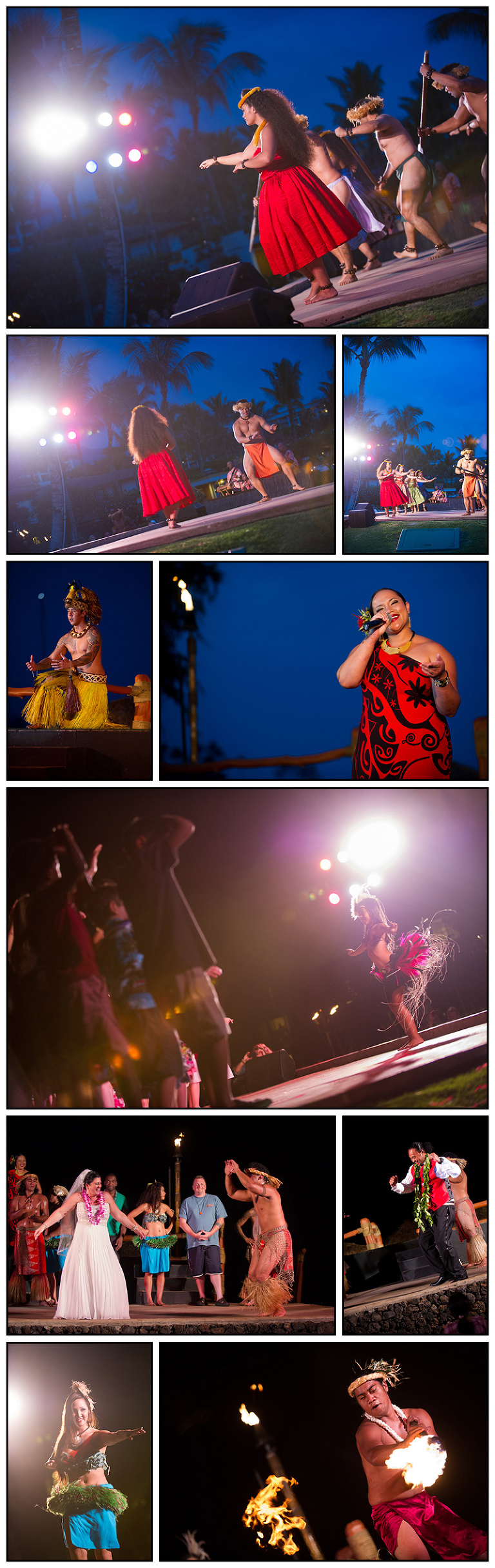 Luau during a destination Wedding in Maui Hawaii at Wailea Marriott 2