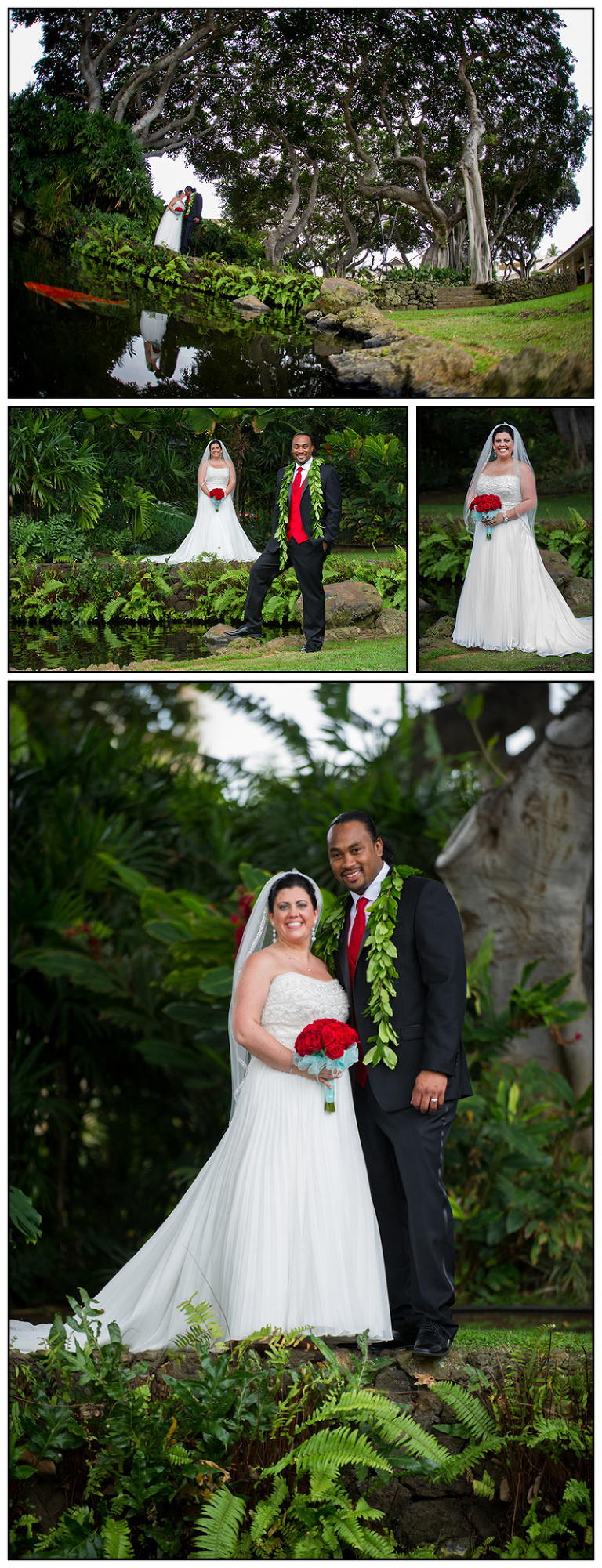 Romantic portraits during a destination Wedding in Maui Hawaii at Wailea Marriott