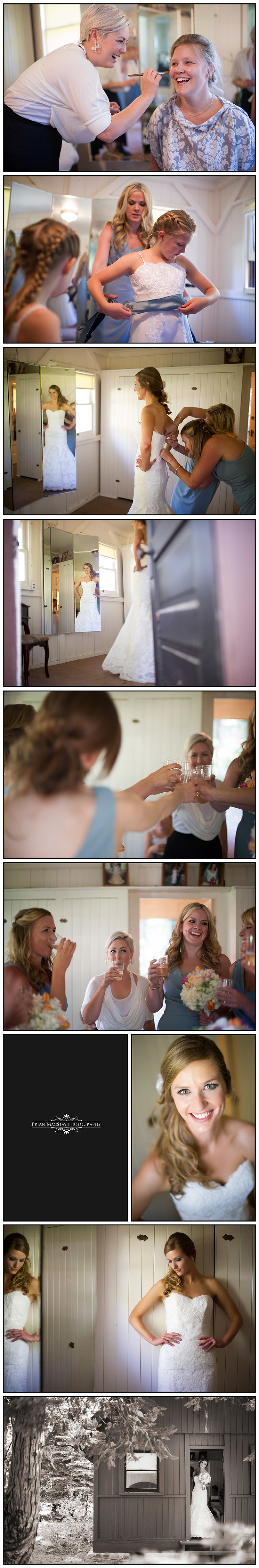 Bride Getting Ready in Tahoe Ehrman Mansion at Sugar Pine Point State Park in Tahoma 2