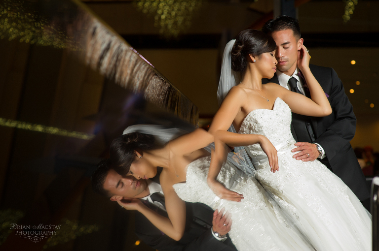 Bride and Groom Photo at Hyatt Regency San Francisco for their Wedding