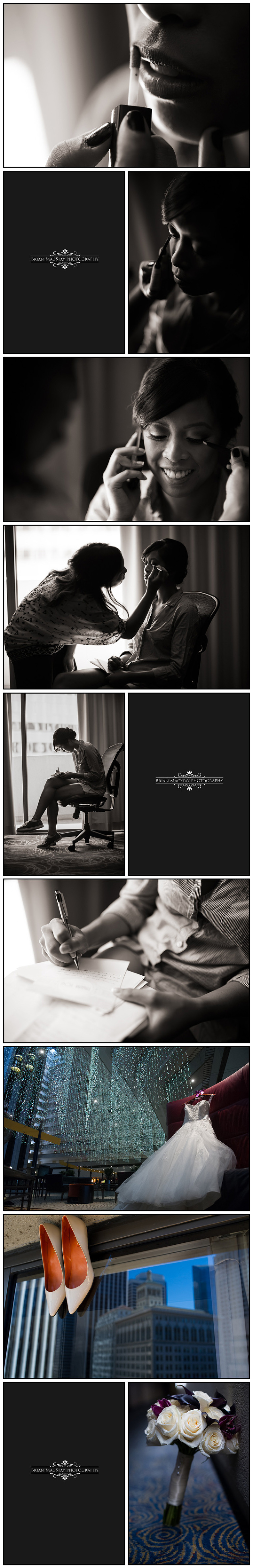 Bride-Getting-Ready-at Hyatt Regency Embarcadero