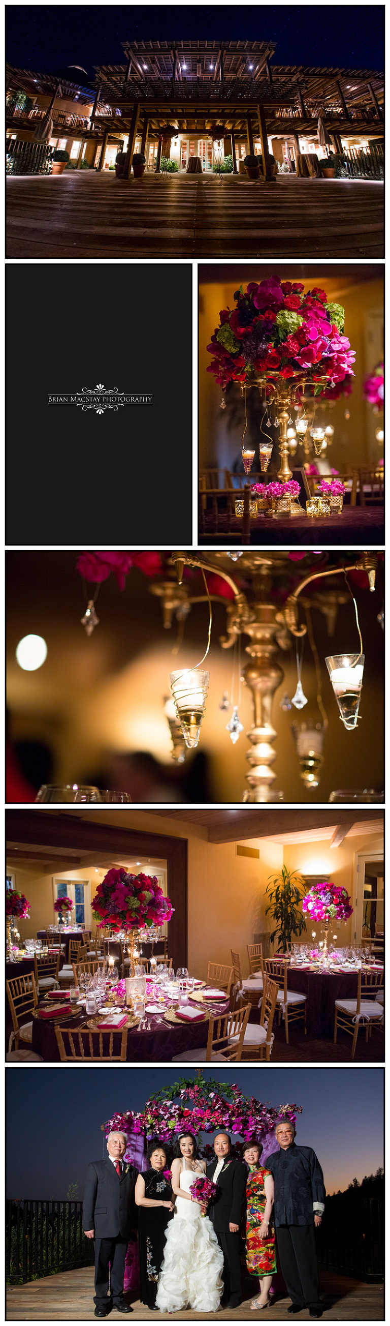 Wedding Reception Details 2 at Auberge du Soleil