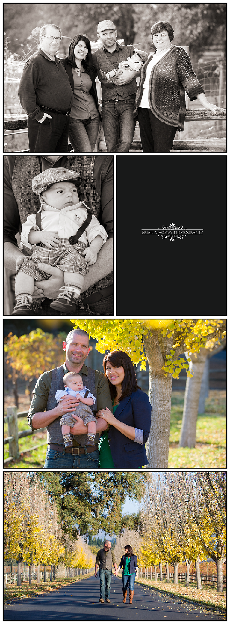 Beautiful Fall Family Portrait Session in Napa Valley - Luxury Wedding ...