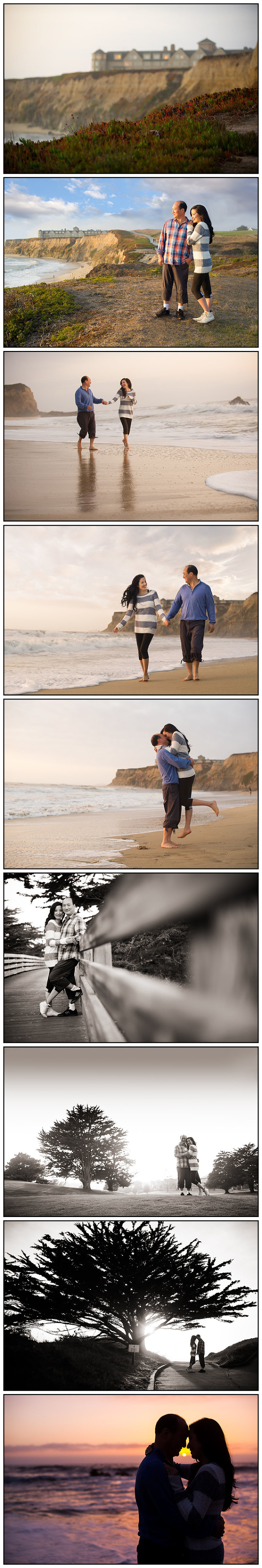 Ritz-Carlton Half Moon Bay Engagement Photography