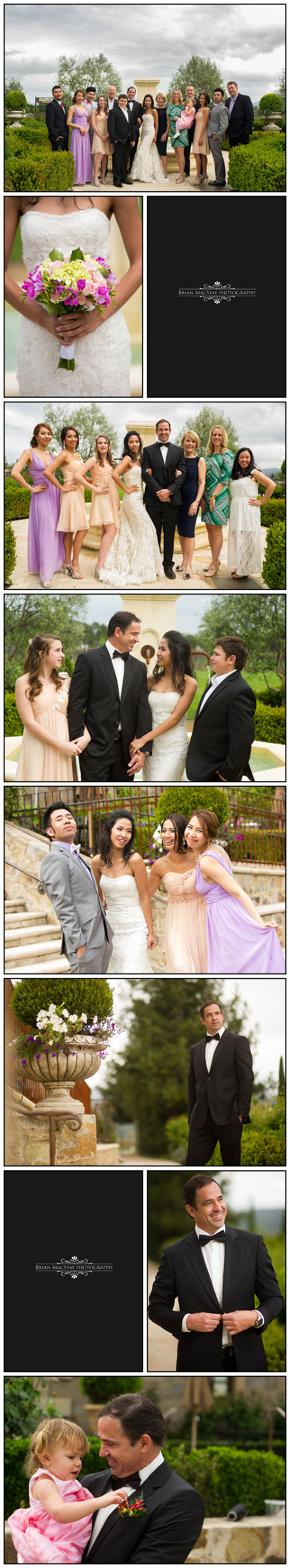 Wedding Fromals at V.Sattui Winery