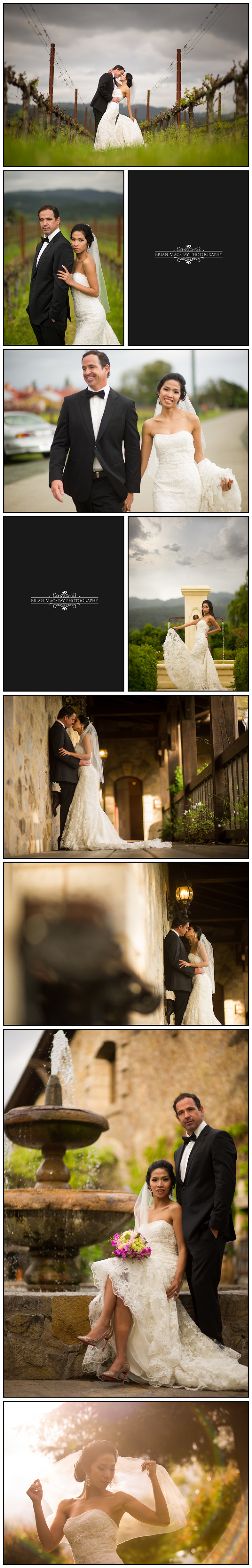 Wedding Romantics at V.Sattui Winery