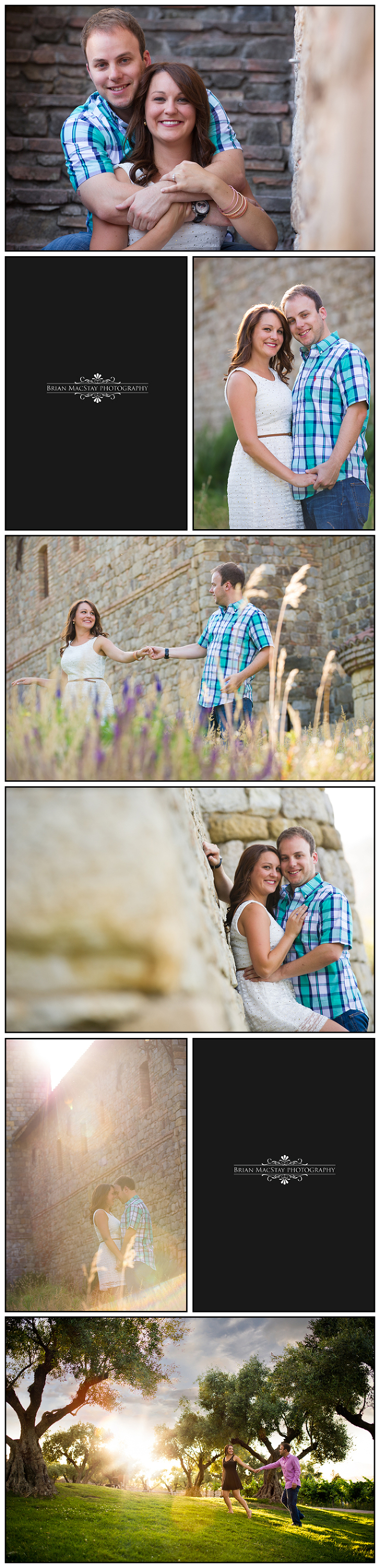 Engagement Photos at Castillo di Amarosa