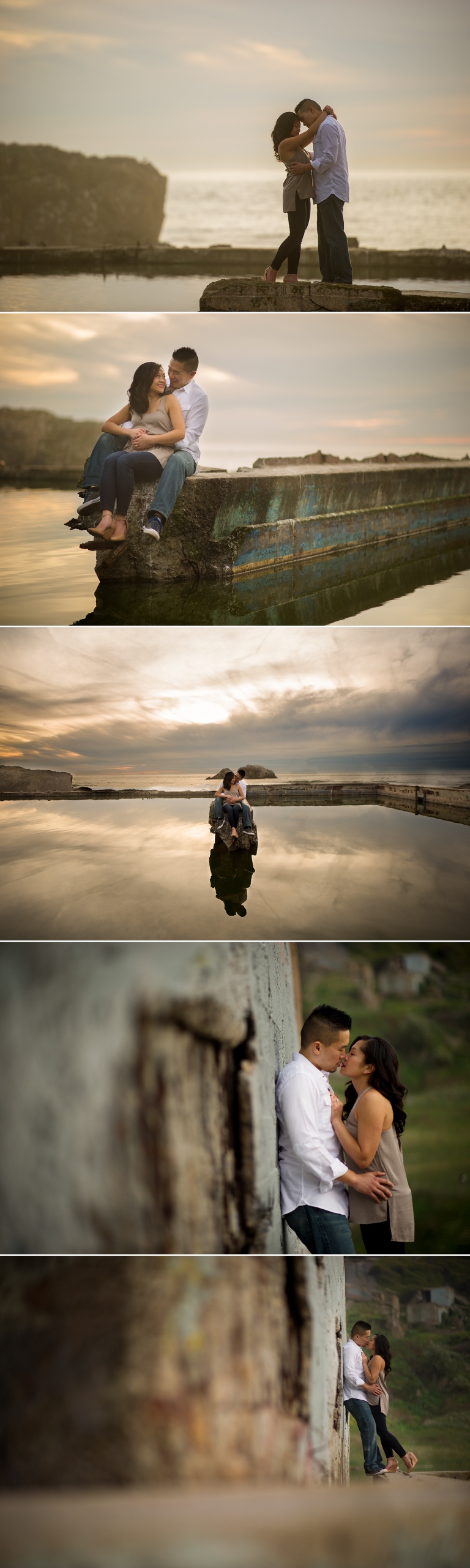 Sutro Baths San Francisco Engagement Photography 3