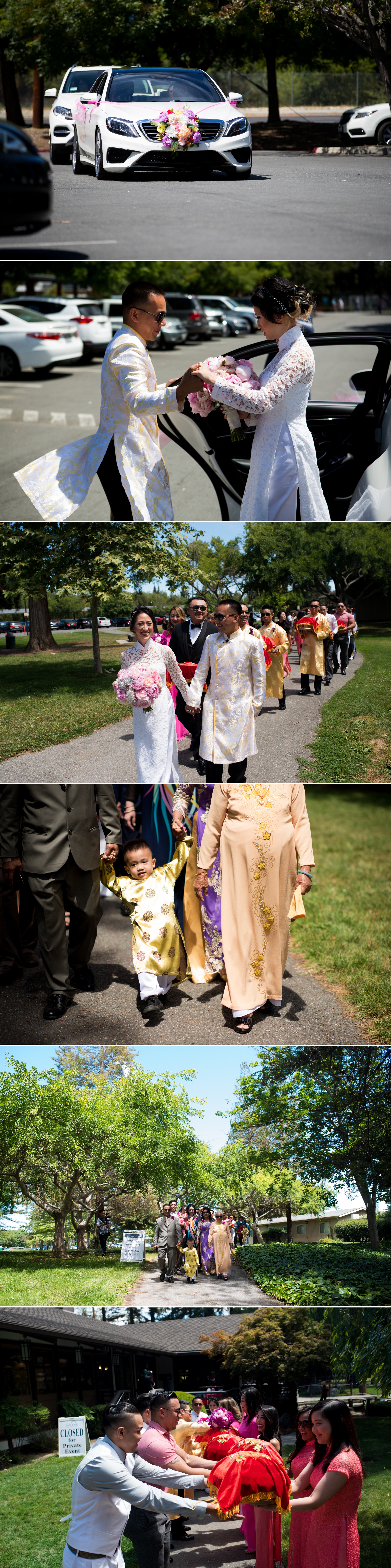 Traditional Vietnamese Wedding At The Japanese Tea Garden And The