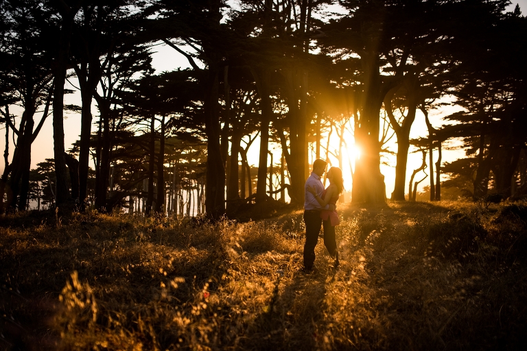 San Francisco Engagement Photos at Sutro Baths and Golden Gate Park 1