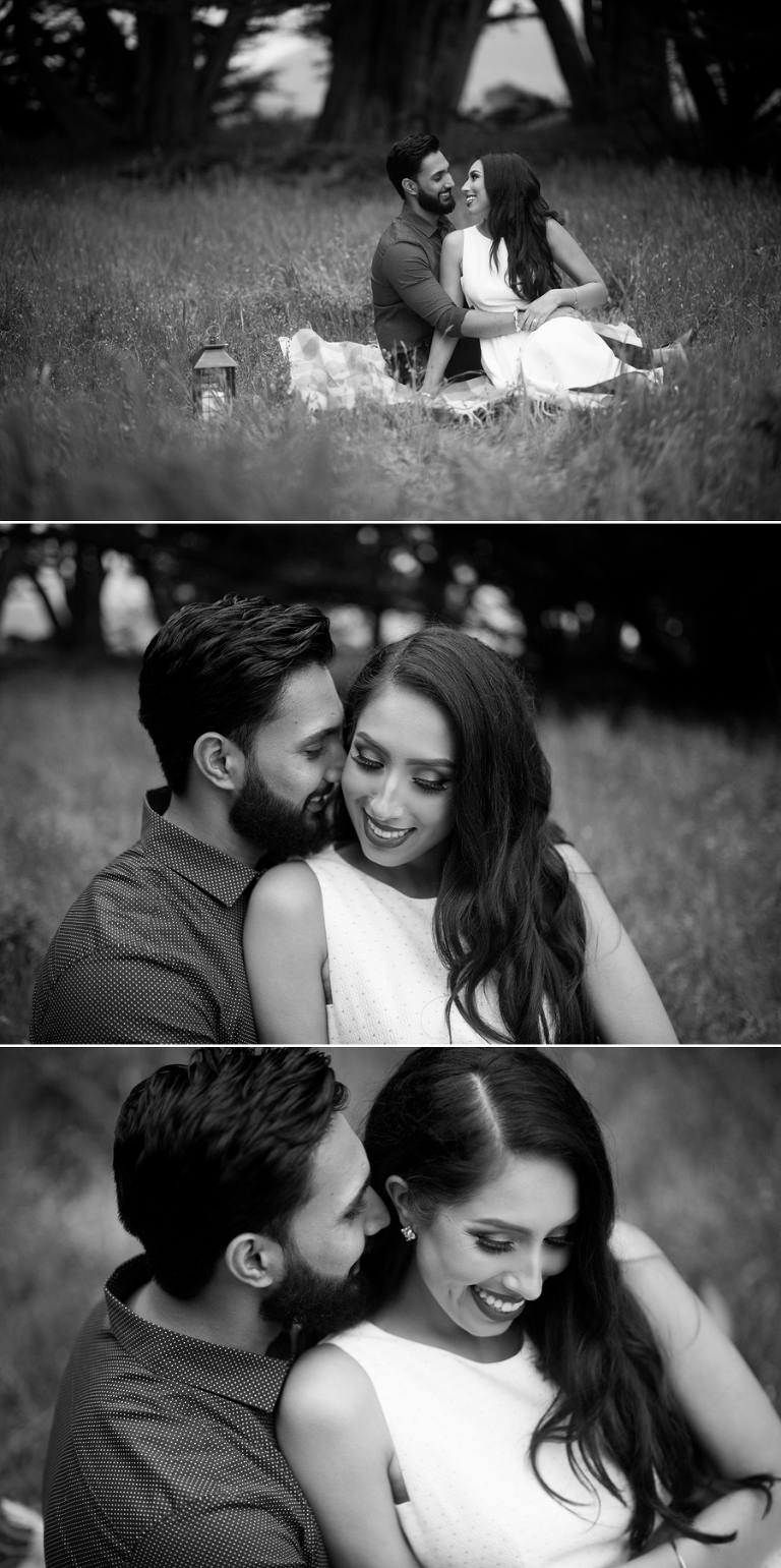 Beautiful Indian Couple Engagement Photos at Muir Woods & The Cypress ...